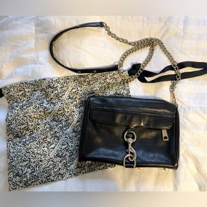 Rebecca Minkoff Black Leather Crossbody Purse